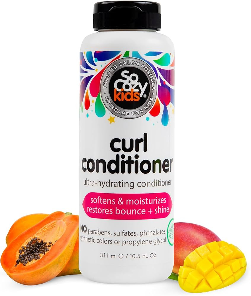 SoCozy Curl Conditioner | For Kids Hair | Softens, Restores Bounce and Shine | No Parabens, Sulfa... | Amazon (US)