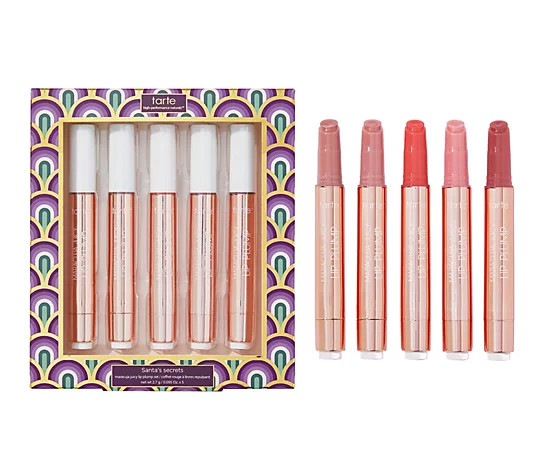 tarte Holiday Edition Maracuja Juicy Lip Plump 5-pc Collection - QVC.com | QVC