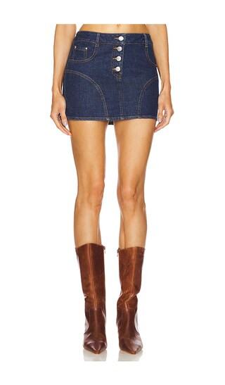 Bristol Skirt in Heritage Wash | Revolve Clothing (Global)