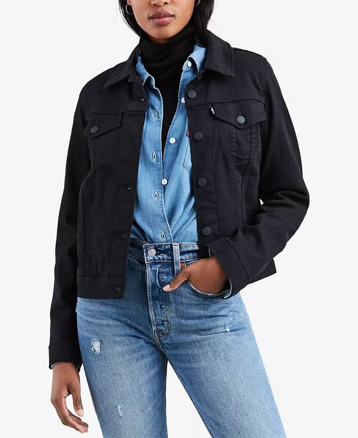 Levi's Women's Original Cotton Denim Trucker Jacket - Macy's | Macy's