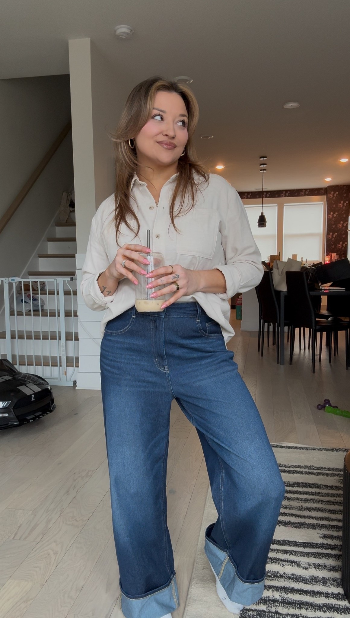 These Halara jeans that feel like sweat pants are a moms dream! Feel comfy but put together and free to move so easily!

#LTKmomlife #LTKootd
