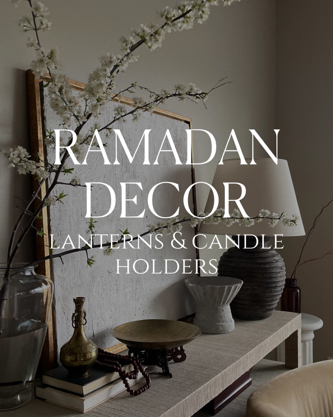 Ramadan decor! Candles and lanterns from target! Perfect neutral Ramadan decorations! #ramadan #ramadandecor 

#LTKhome #LTKSeasonal #LTKSpringSale