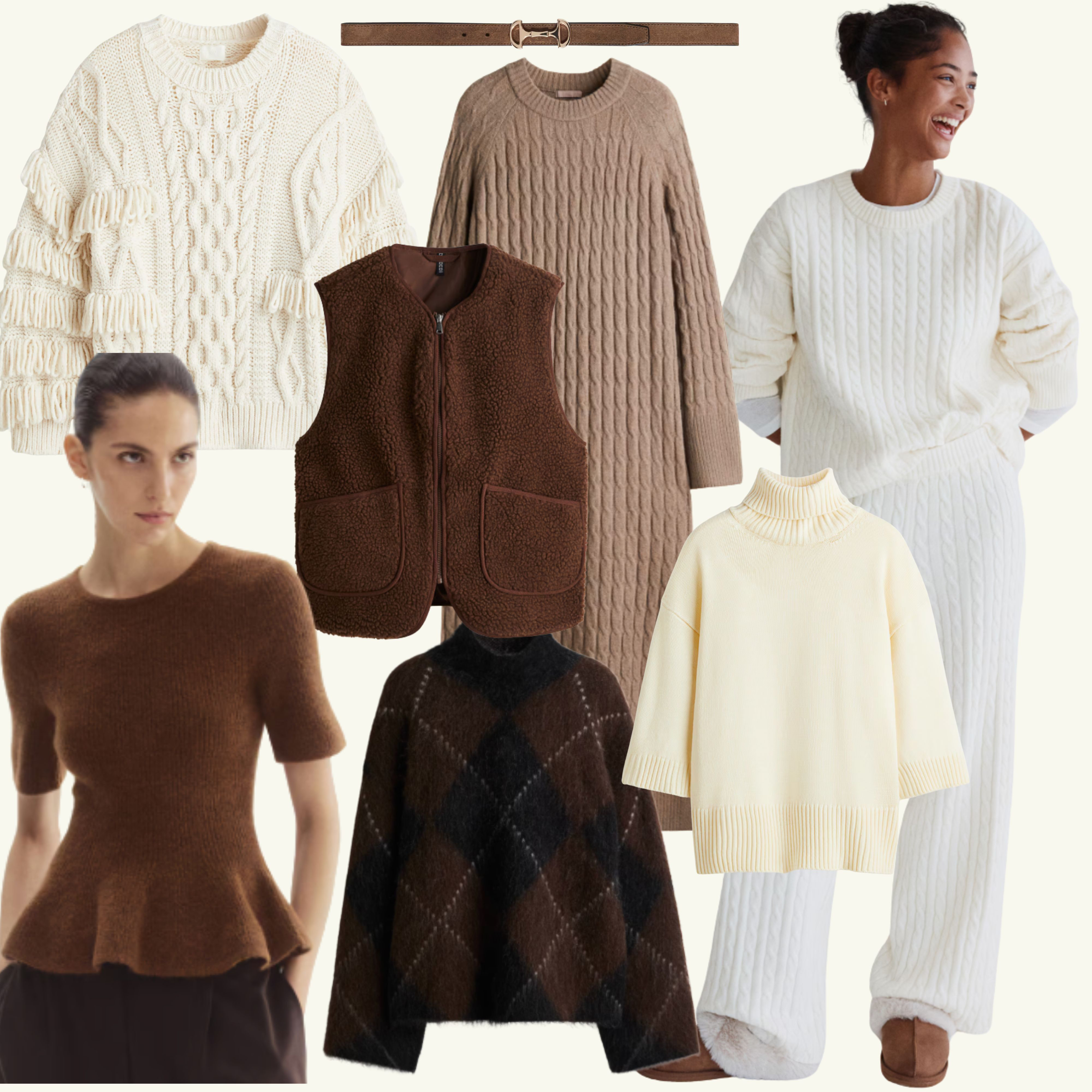 H&M new in for Autumn 🍂 Cosy knitwear, autumn jumper, cable knit co-rds 🤎 Chic autumn essentials from the high-street 

 #LTKFashionMonth #LTKuk #LTKautumn