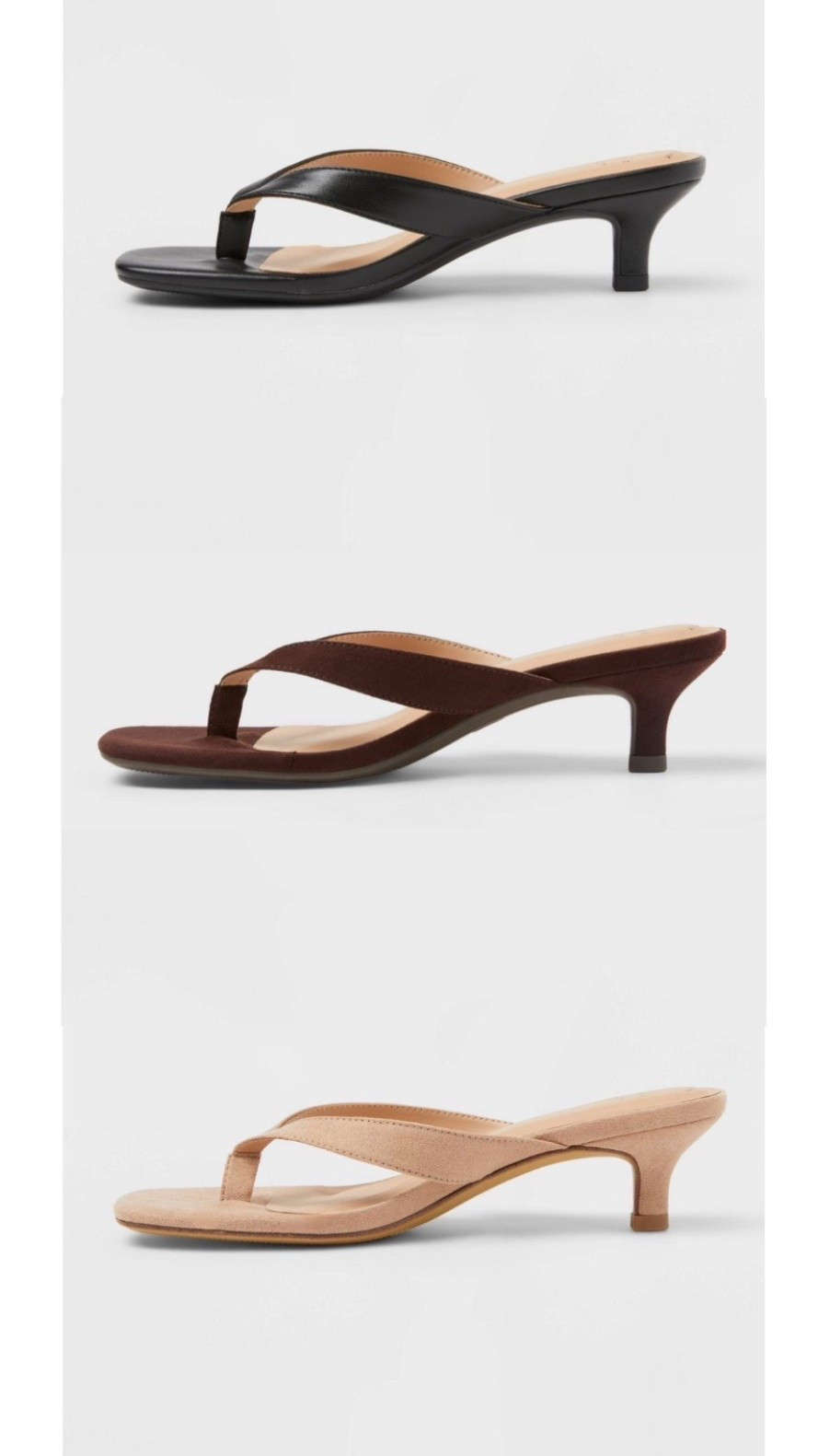 Thong kitten heels only $35! 

#LTKSpringSale #LTKOver40 #LTKWedding