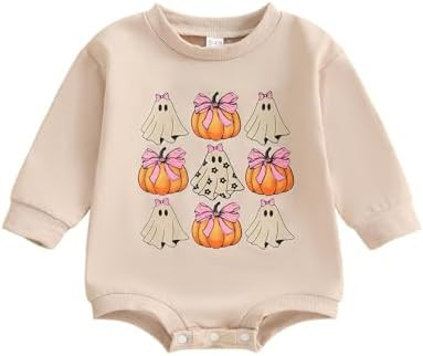 BemeyourBBs Newborn Baby Boy Girl Outfit Bubble Sweatshirt Romper Clothes | Amazon (US)