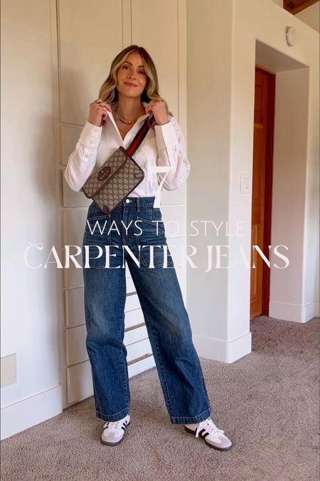7 ways to style carpenter jeans 
