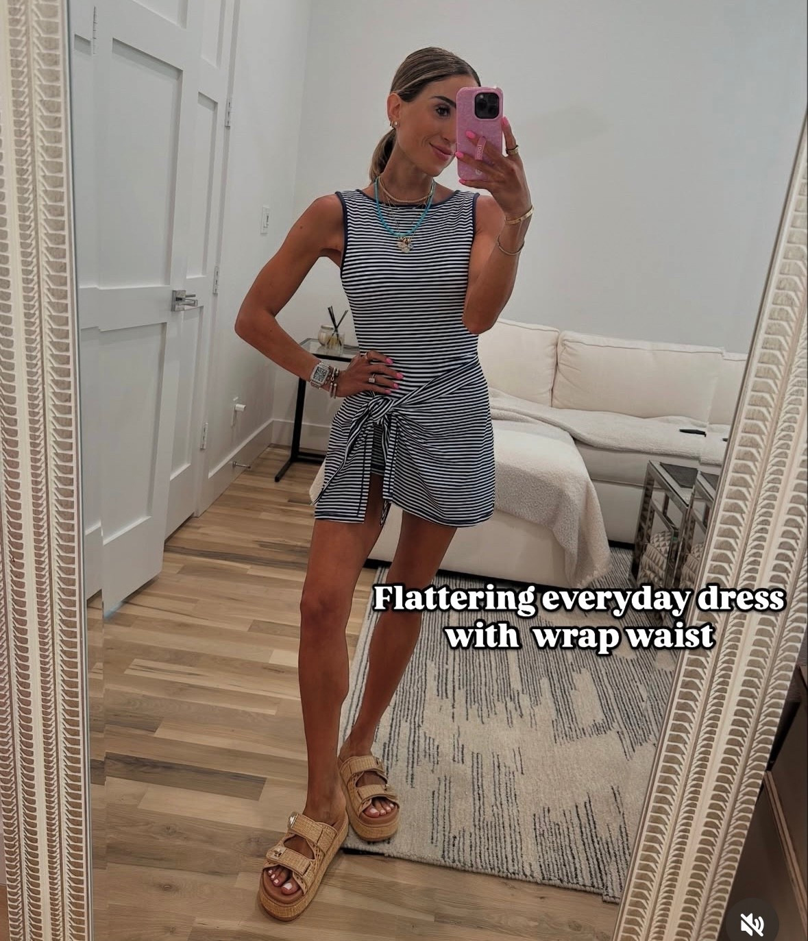 Stripe wrap dress size xxs petite on sale 

#LTKPetite #LTKSpringSale