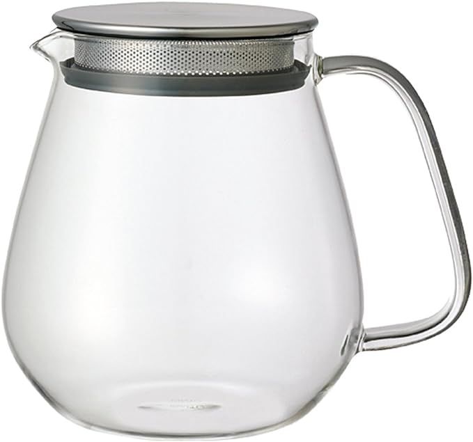 Kinto Stainless Unitea One Touch Teapot 720 Milliliter (24.35 Fl. Oz.) - Heat-resistant Glass Tea... | Amazon (US)