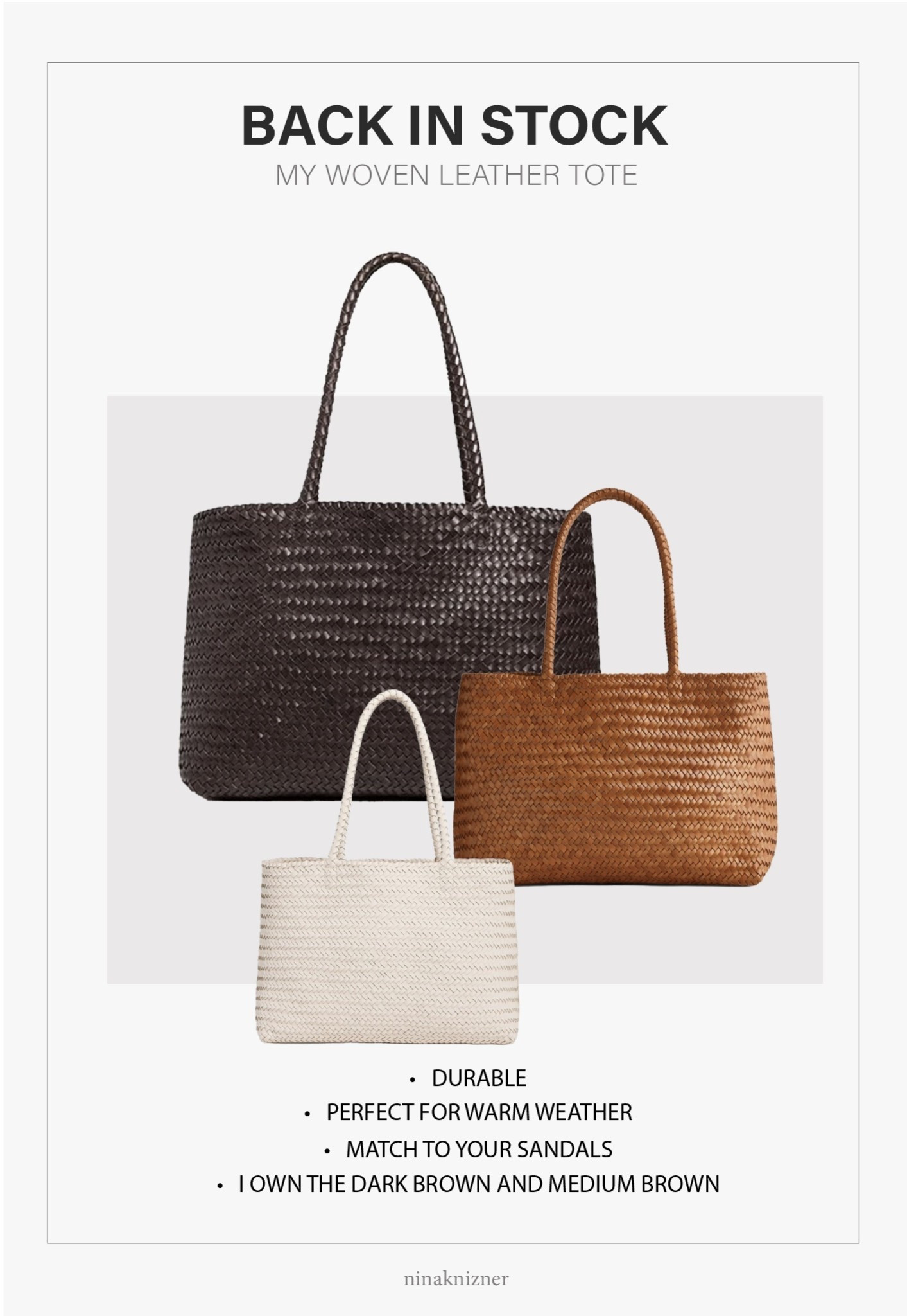 Finally back in stock :)

- Madewell - The Handwoven Leather Tote in Coffee Bean

#spring #summer #springbreak #essentials #staples #capsulewardrobe #minimalist #basics #essentials #staples #california #westcoast #destinations #wovenleathertote #woventote #leathertote #tote #madedwell #springaccessories #chocolatebrown #espresso #brown #ivory #cognac #saddle

#LTKTravel #LTKSeasonal