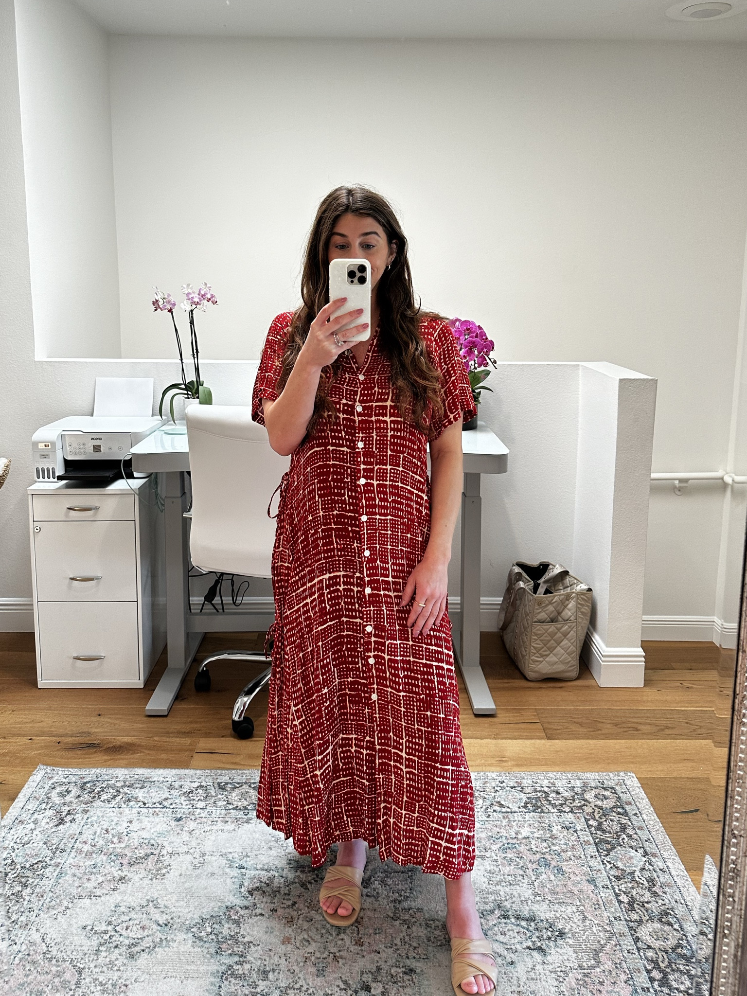 Bump friendly!! Got this from RTR but all dresses from this brand appear to be bump friendly! Tagging some below- more $$$ brand This dress is sold on Poshmark and other online stores. Wearing XS 

#LTKbump #LTKworkwear #LTKbaby