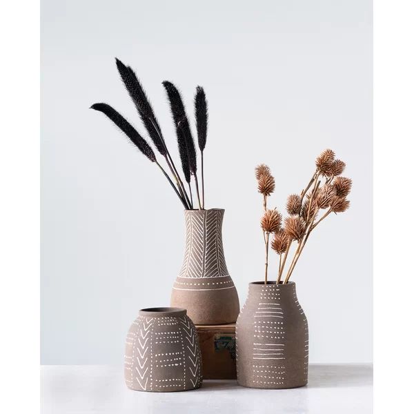 Innis Decorative Terracotta Table Vase | Wayfair North America
