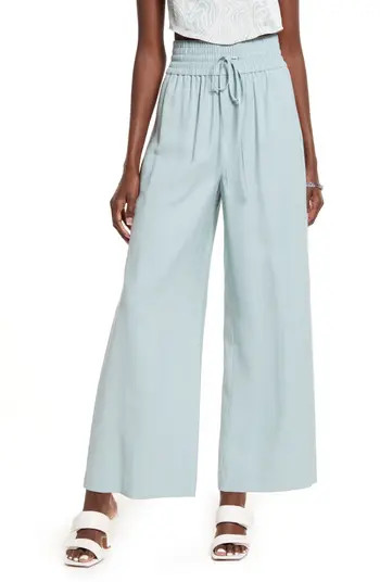 Drawstring Wide Leg Pants | Nordstrom