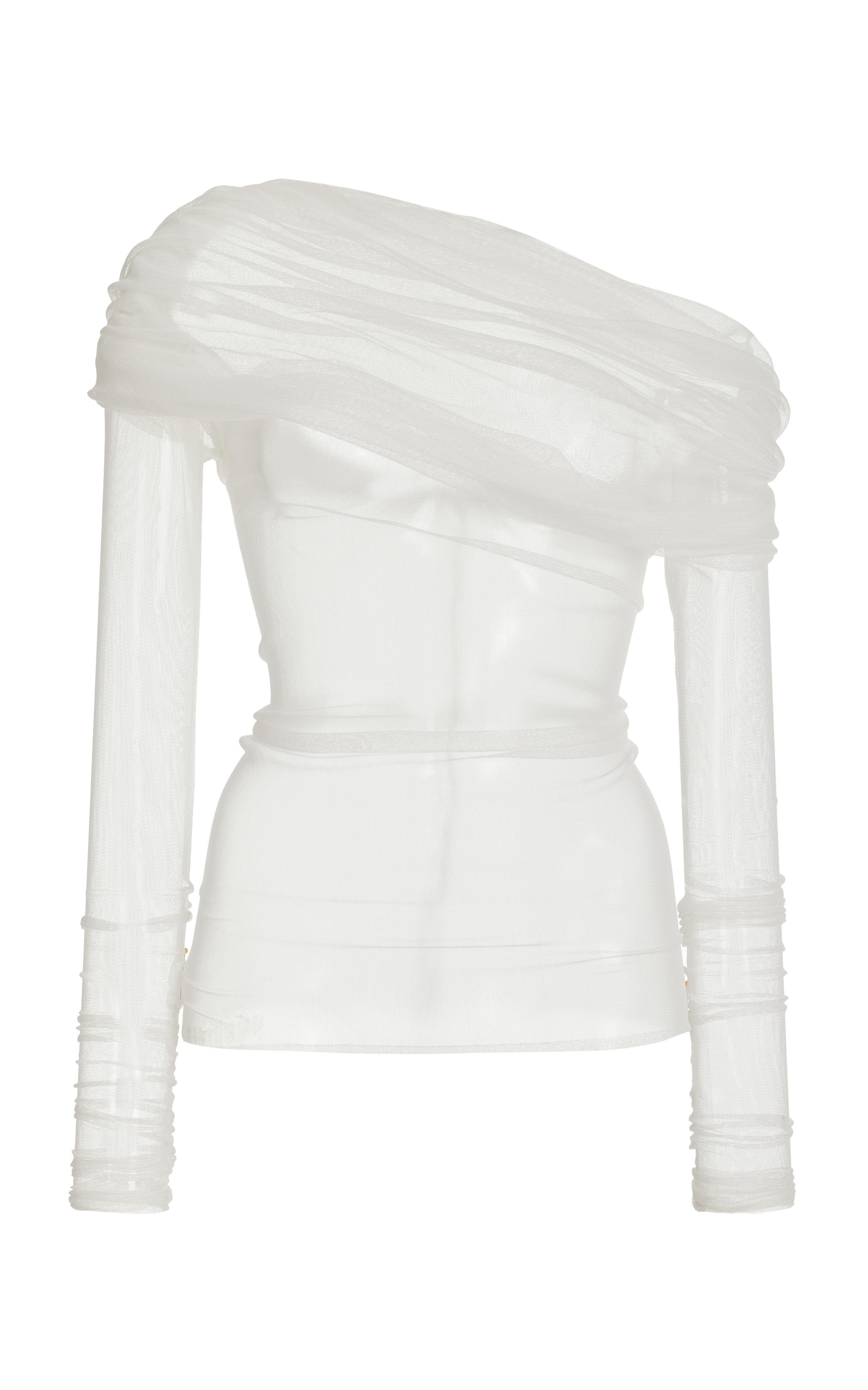 Ruched Off-The-Shoulder Silk Top | Moda Operandi (Global)