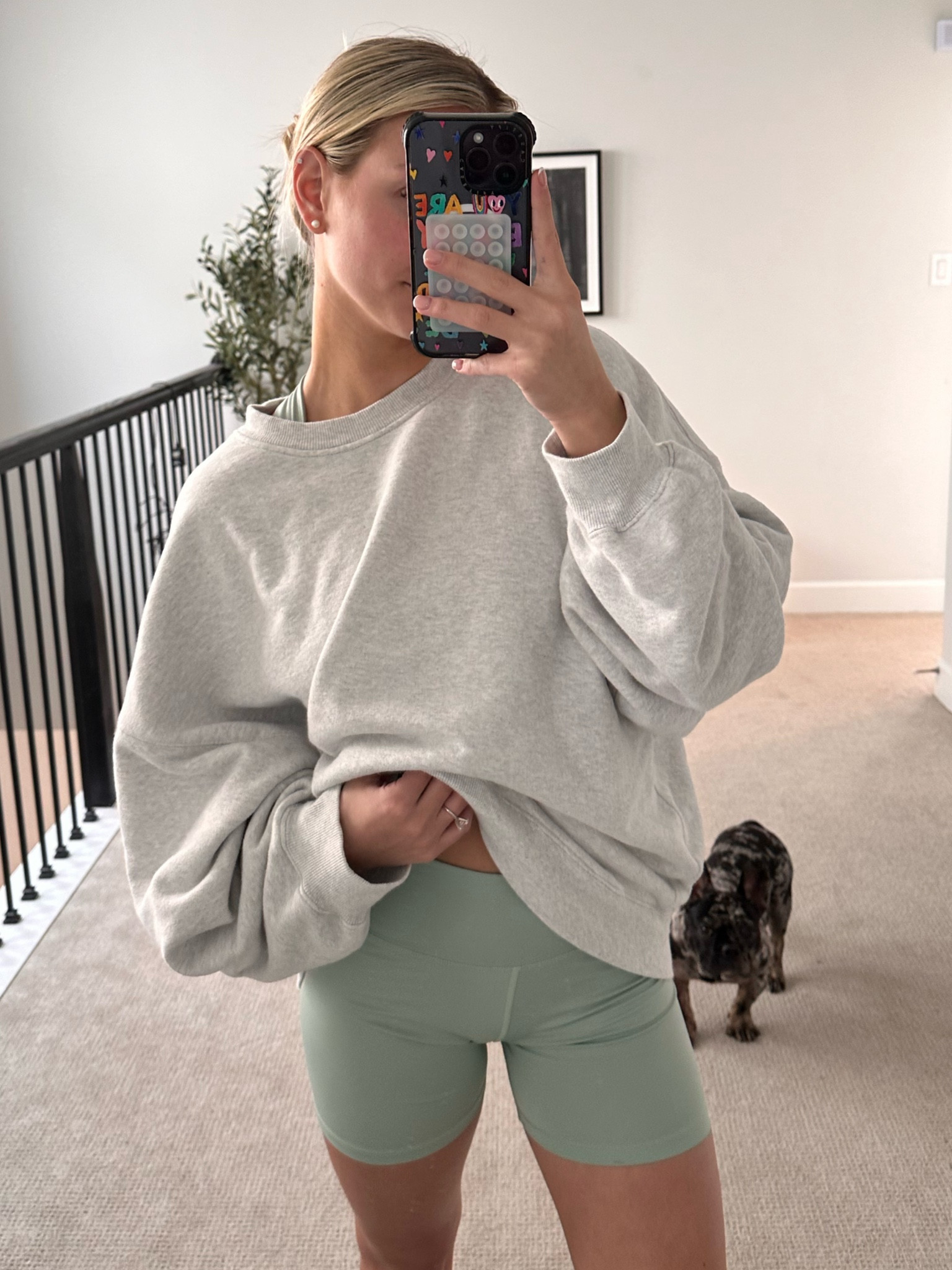 Favorite crewneck!! Bikers & sports bra are from @shopkihk 🤍

#LTKtravel #LTKfitness #LTKbeauty