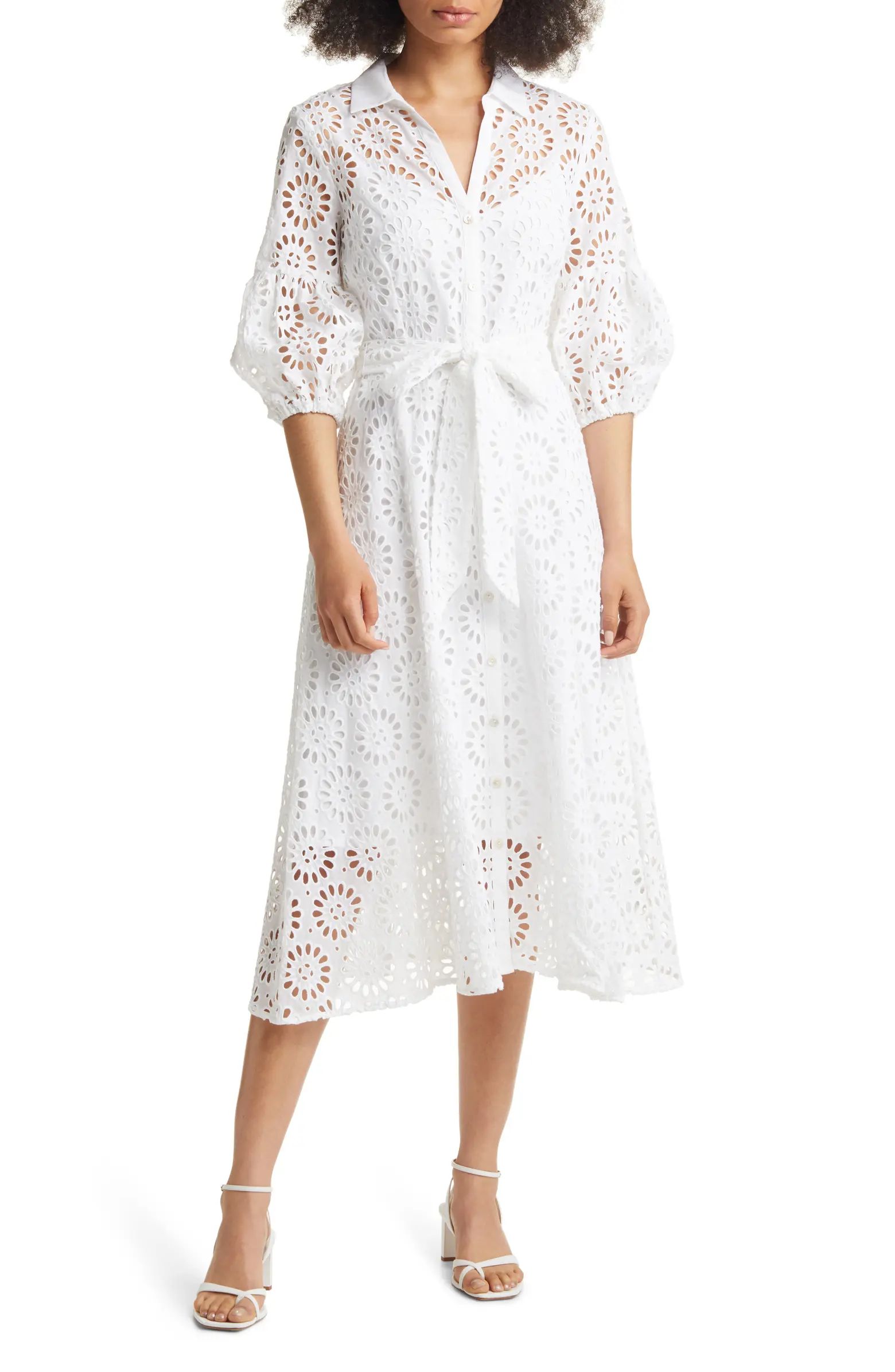 Lilly Pulitzer® Mialynn Eyelet Shirtdress | Nordstrom | Nordstrom