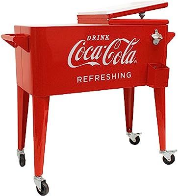 80-Quart Rolling Retro Coca-Cola Cooler | Amazon (US)