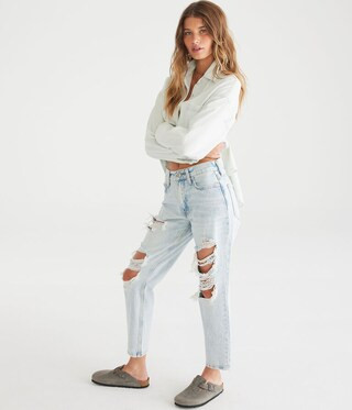 High-Rise Mom Jean | Aeropostale