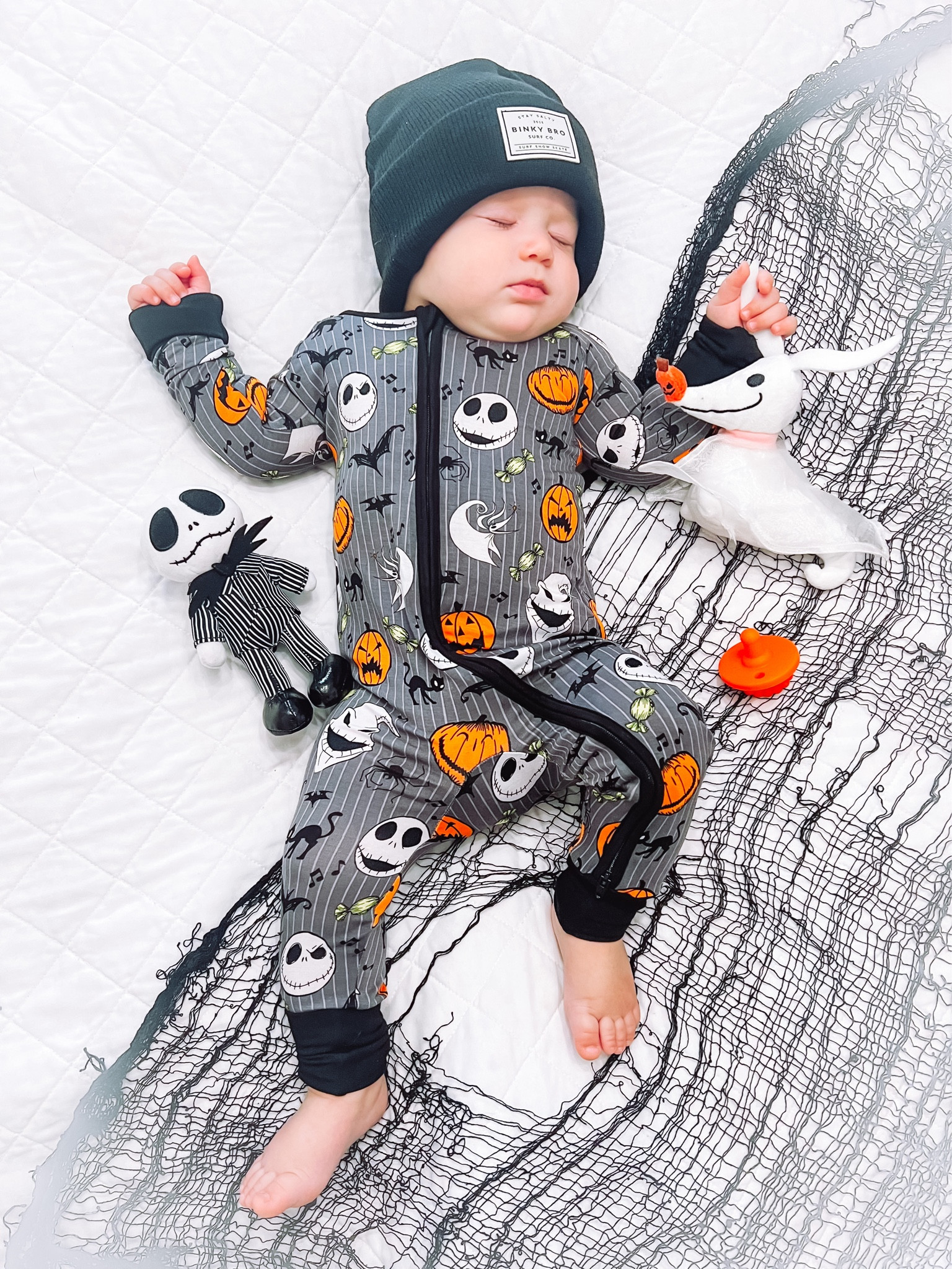 Halloween Pajamas, Jack Skellington, Disney, boys or girls, bamboo sleeper, Binky Bro beanie, zero shoulder friend lights up 

#LTKSeasonal #LTKkids #LTKbaby