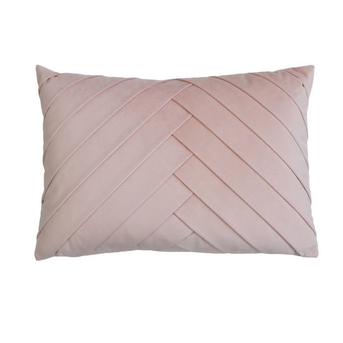 Oversize James Pleated Velvet Throw Pillow - Décor Therapy | Target