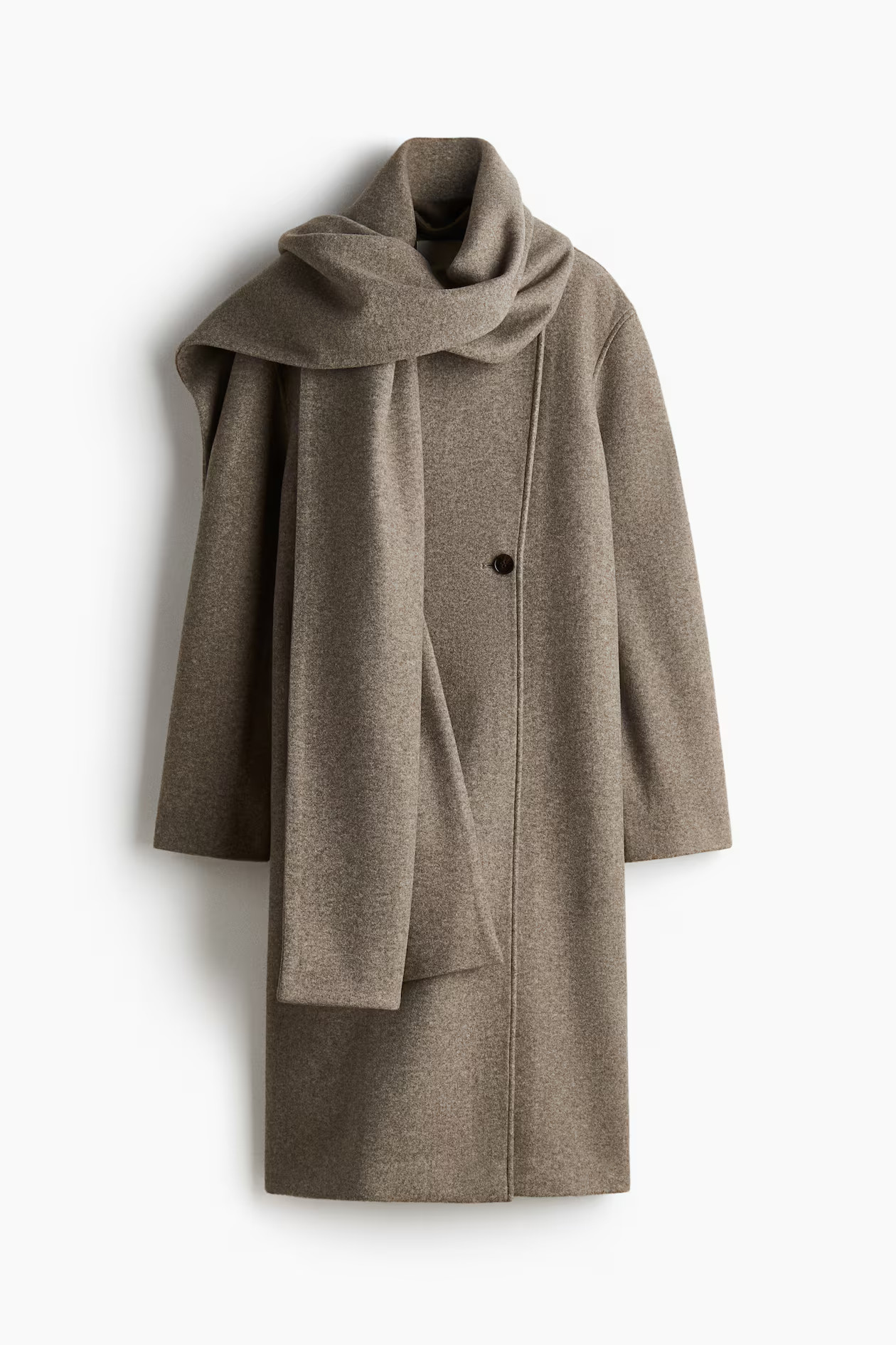 Scarf-Detail Coat | H&M (US + CA)