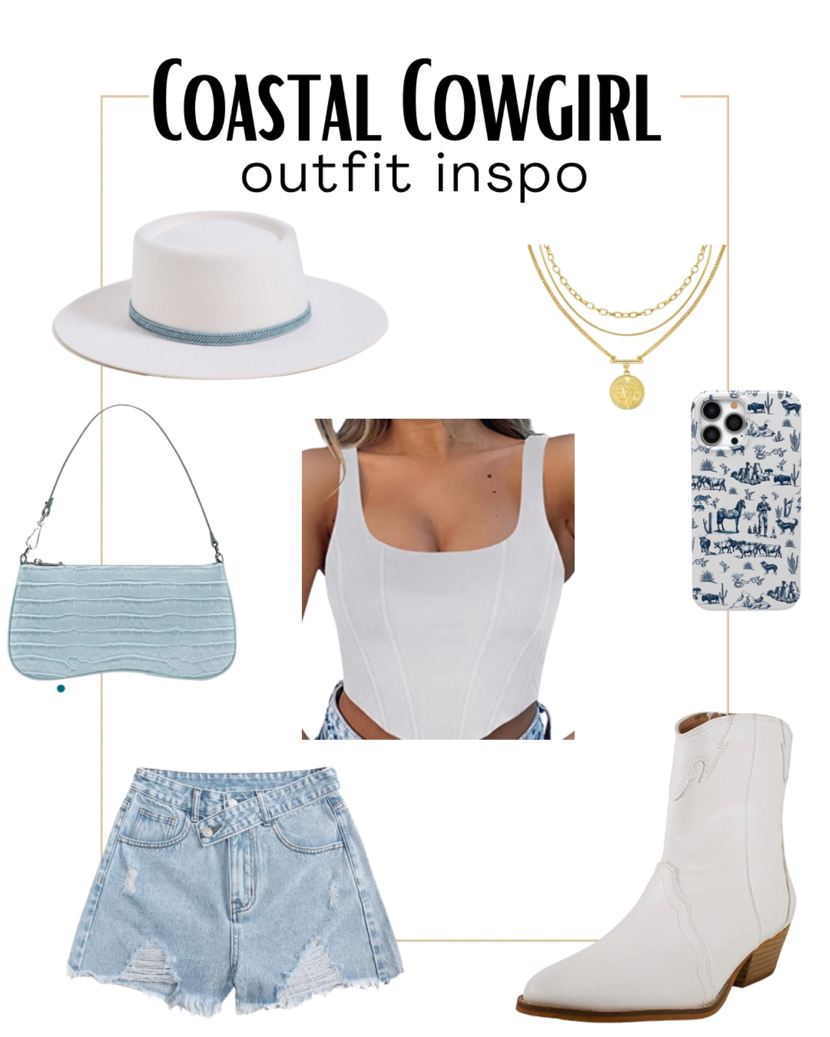 Coastal Cowgirl Outfit Inspo 


Coastal cowgirl, coastal cowgirl aesthetic, coastal cowgirl inspo, coastal cowgirl outfit inspo, western outfits, western aesthetic, western fashion, cowgirl boots, cowgirl aesthetic, cowgirl boots outfit, country concert outfit, nashville outfit, nashville fashion, NFR inspo, NFR fashion, outfit inspo, western outfit inspo, Amazon fashion, Amazon finds, Amazon haul


#LTKstyletip #LTKFestival #LTKFind