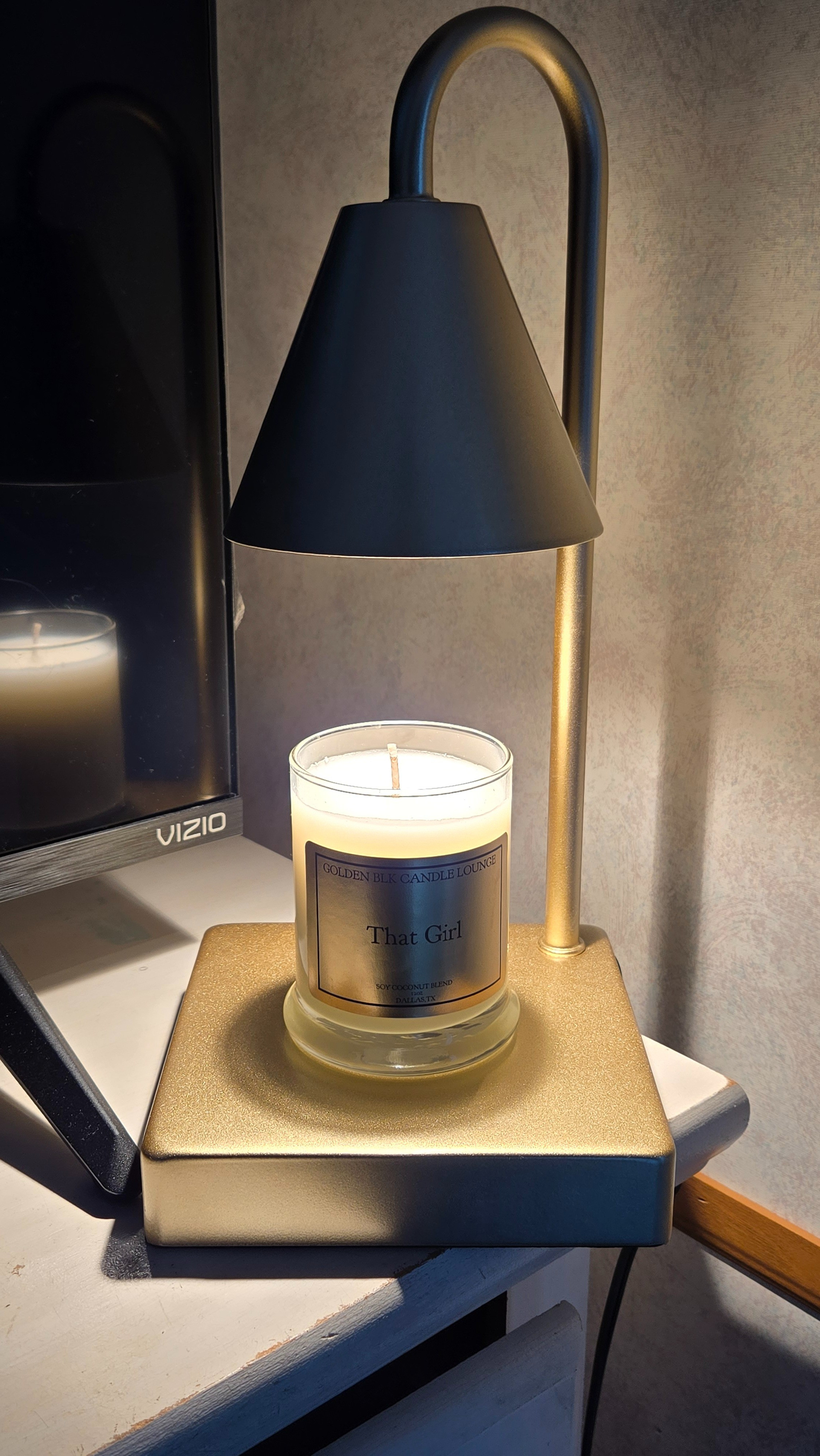 This Mainstay candle warmer is one of my favorite Christmas gifts. It works so well and the smell of my candle spreads just as well as if I lit them.A candle warmer is supposed to help your candles last longer and also serves a mini lamp.

#LTKHoliday #LTKHome #LTKFindsUnder50