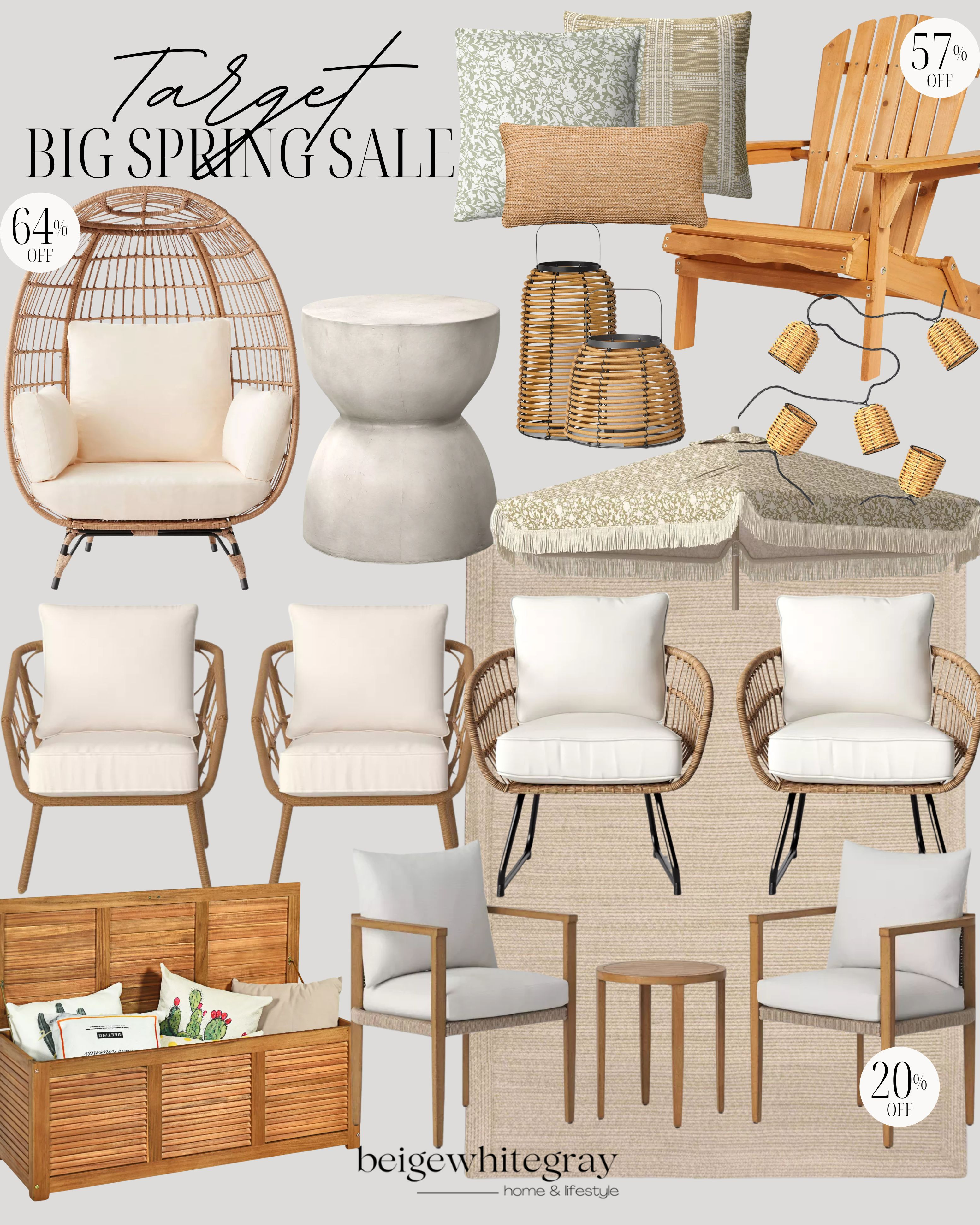 Target Spring Sale!
Target Sale / Outdoor Furniture Sale / Wicker Patio Sets / Outdoor Sectionals / Teak Dining Tables / Bistro Sets / Hanging Egg Chairs / Weather-Resistant Cushions / Outdoor Rugs / String Lights / Patio Umbrellas / Rattan Lounge Chairs / Garden Benches / Hammocks / Outdoor Coffee Tables / Planter Boxes with Greenery / Lanterns with LED Candles / Solar-Powered Lights / Decorative Throw Pillows / Fire Pits / Outdoor Bar Carts / Light and Airy Curtains / Ceramic Side Tables / Faux Greenery Arrangements / Spring Floral Wreaths / Cozy Outdoor Blankets / Patio Conversation Sets / Outdoor Couches / Outdoor Area Rugs / Outdoor Lamps / Adirondack Chairs / Stone Firepits / Wood Firepits /  

 

#LTKSpringSale #LTKHome #LTKSaleAlert