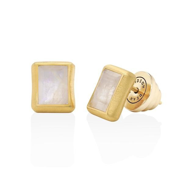 BAGUETTE GEMSTONE STUDS | Dean Davidson