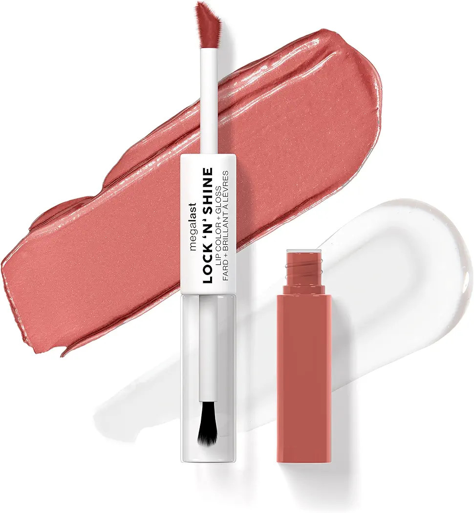 wet n wild Megalast Lock 'N' Shine Lip Color + Gloss Nude Illusion | Amazon (US)