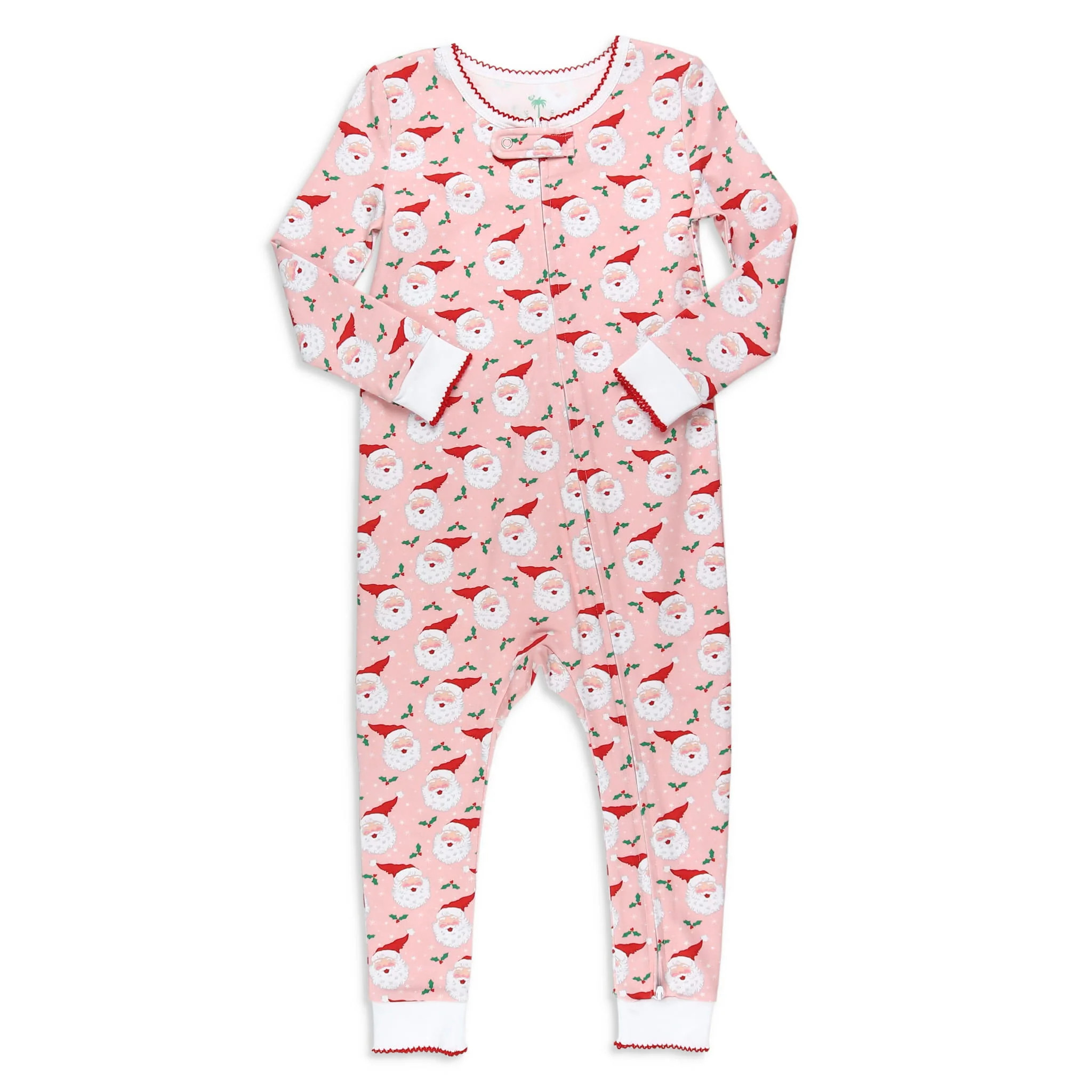Girls Onesie - Jolly Santa - Shrimp and Grits Kids | Shrimp and Grits Kids