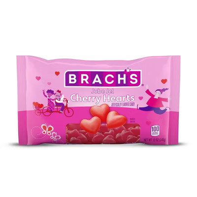 Brach's Valentine's Jube Jel Cherry Hearts - 12oz | Target