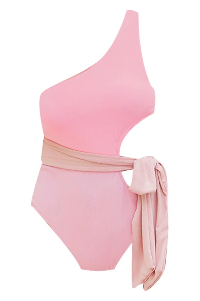 Soaking Up The Sun Pink One Piece Swimsuit | Pink Lily