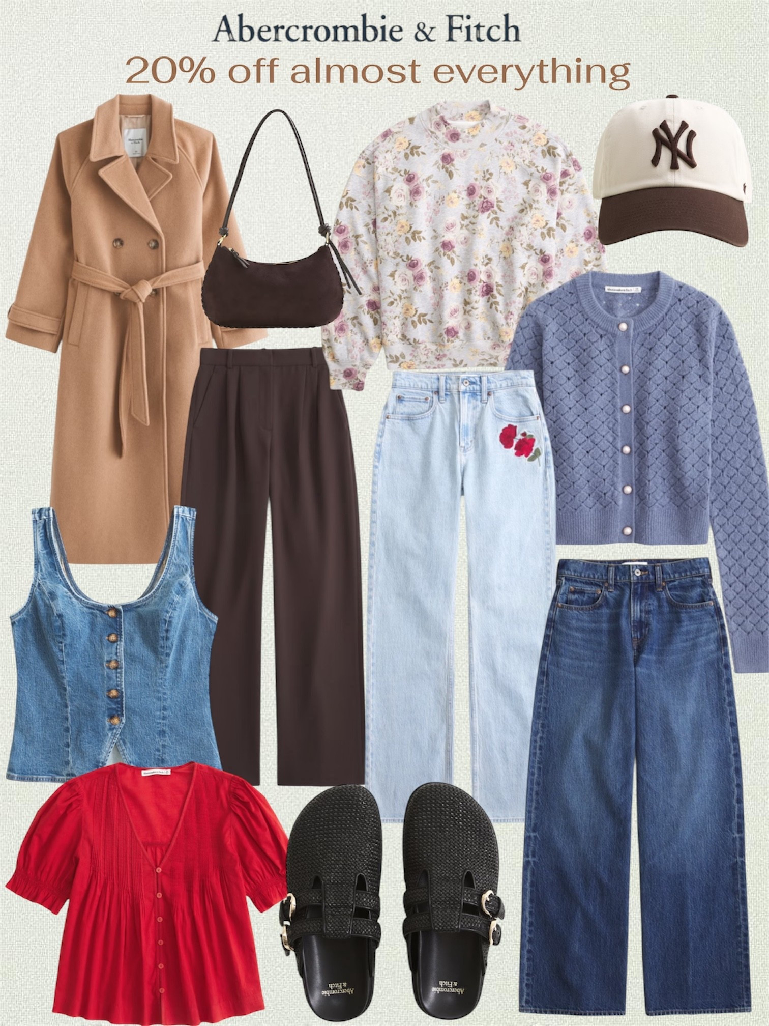 Abercrombie & Fitch sale : 20% off almost everything. USE CODE: AF20




Spring outfit idea, winter outfit, cozy outfit, cozy chic everyday outfit, A&F outfit, A&F fashion 

#LTKSaleAlert #LTKSeasonal #LTKootd