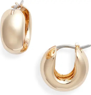 Wide Huggie Hoop Earrings | Nordstrom