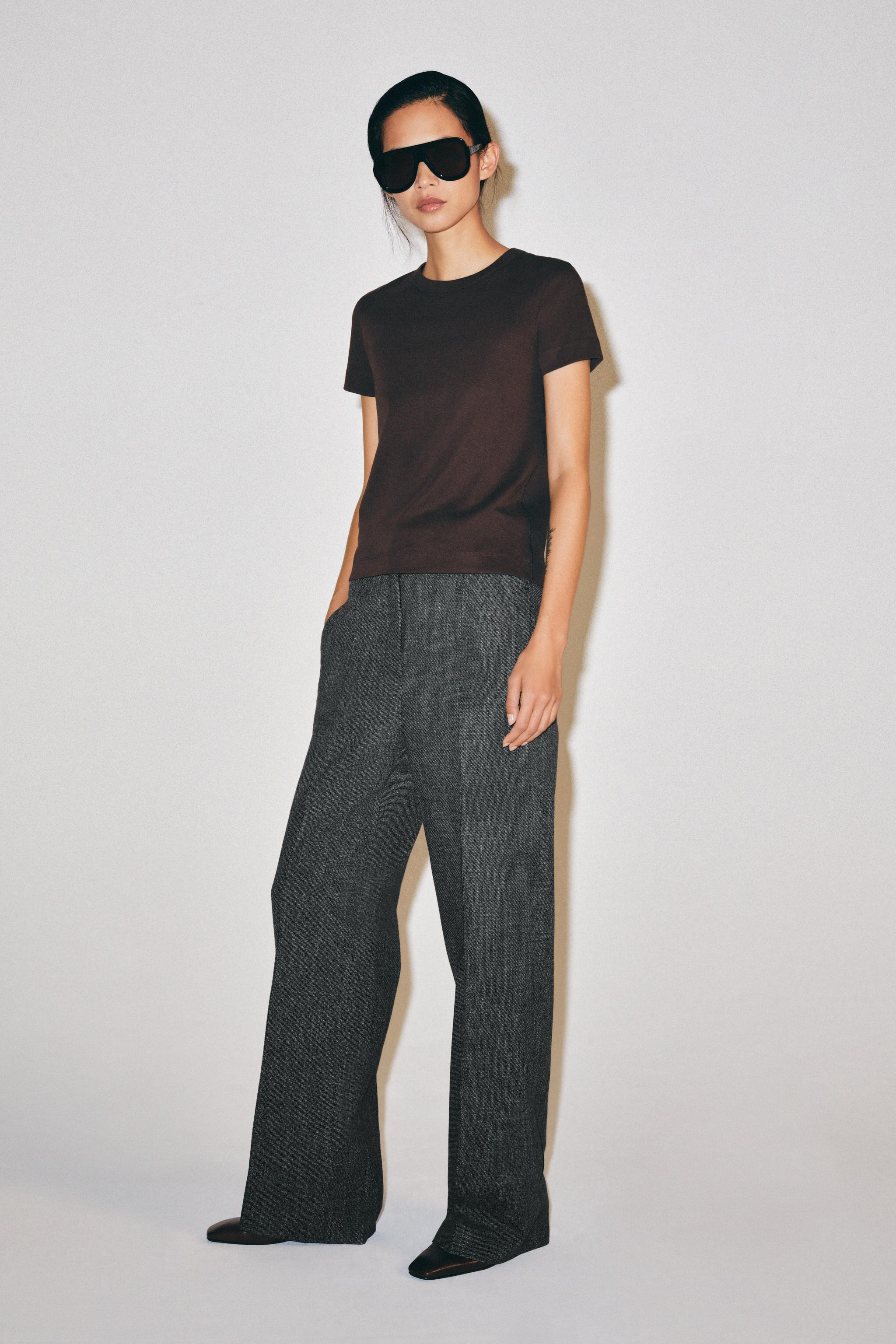 INTERLOCK SHORT SLEEVE T-SHIRT | Zara Canada