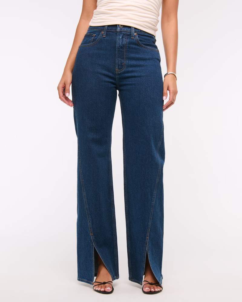 Women's High Rise 90s Relaxed Jean | Women's Bottoms | Abercrombie.com | Abercrombie & Fitch (US)