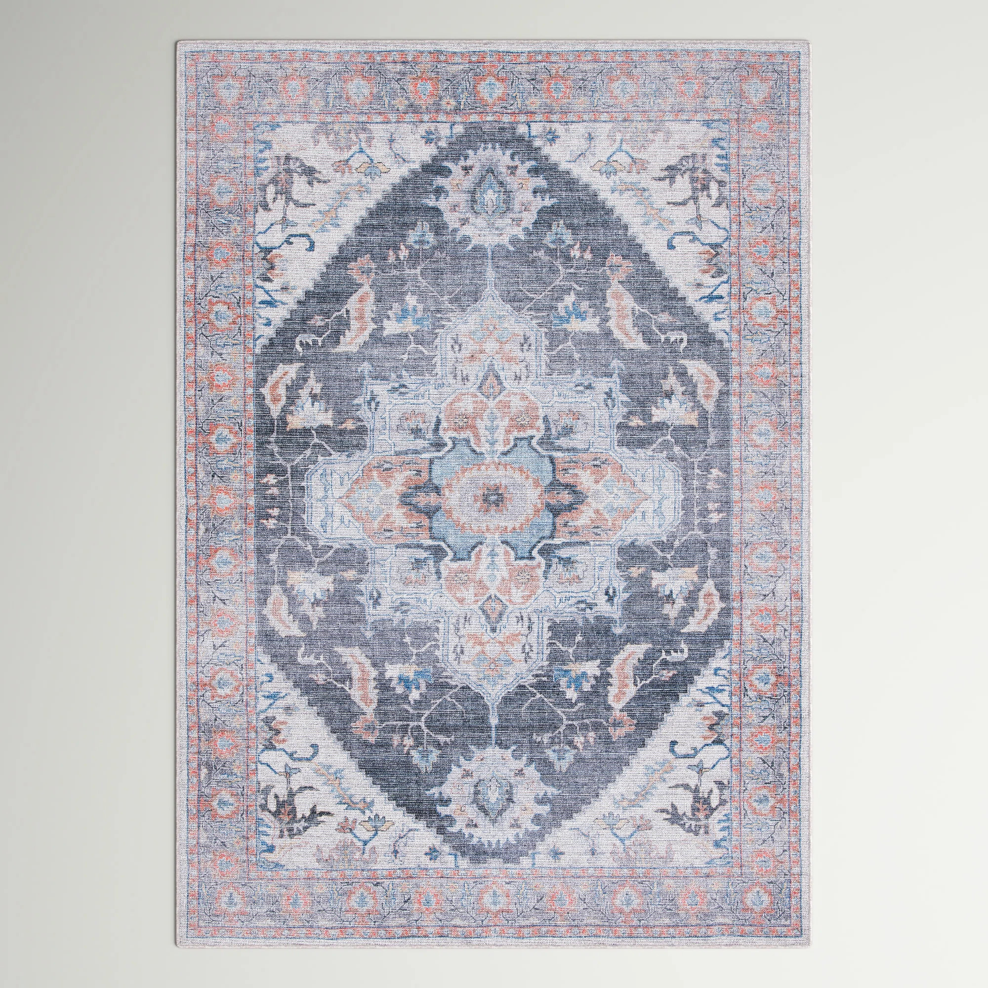 Langeloth Performance Machine Washable Oriental Rug | Wayfair North America