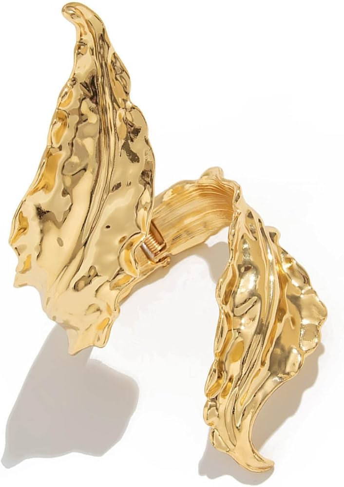 Multipurpose Nature Inspired Leaf Designs Bracelet with Gold Finish Portable Accessory for Fashio... | Amazon (US)