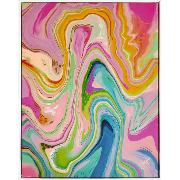 24" x 30" In The Groove Canvas Wall Art - EttaVee | Target