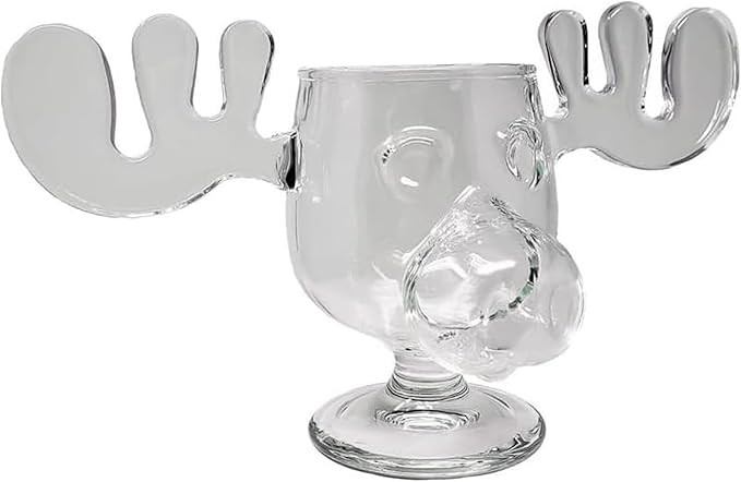 Spoontiques - National Lampoon’s Christmas Vacation Glass Moose Cup - Griswold Moose Mug - 4.5... | Amazon (US)