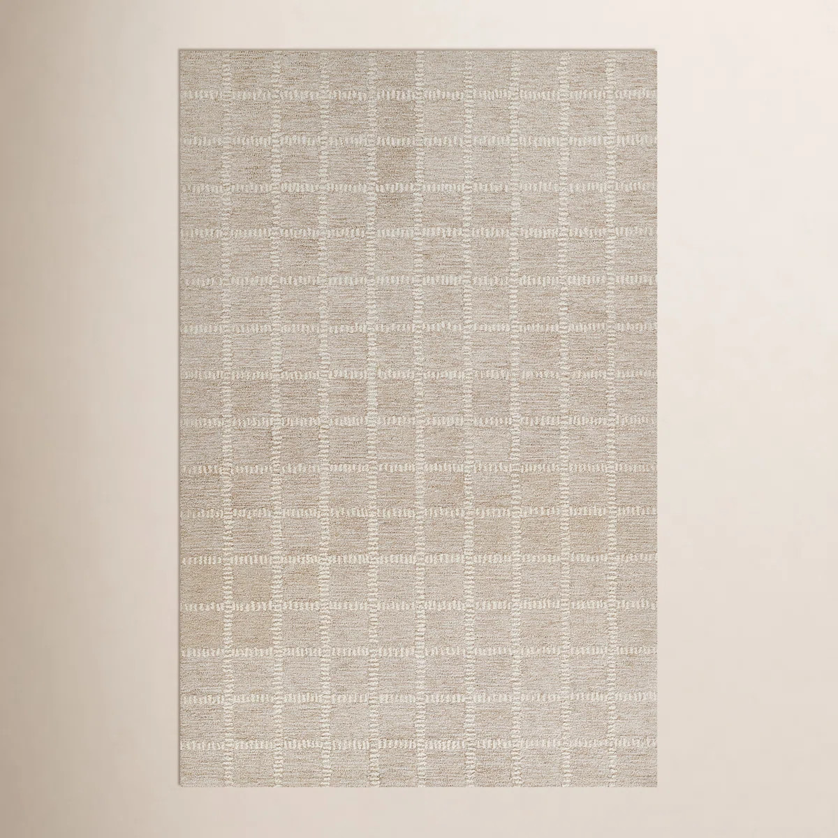 Lanora Hand Tufted Wool Beige Rug | Birch Lane
