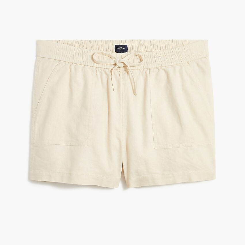 Factory: Linen-blend Drawstring Short For Women | J.Crew Factory