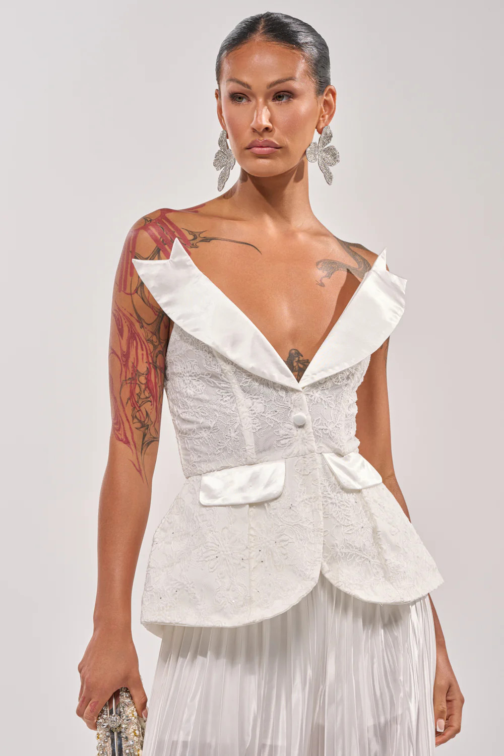 CALLED OUT LACE CORSET | AKIRA