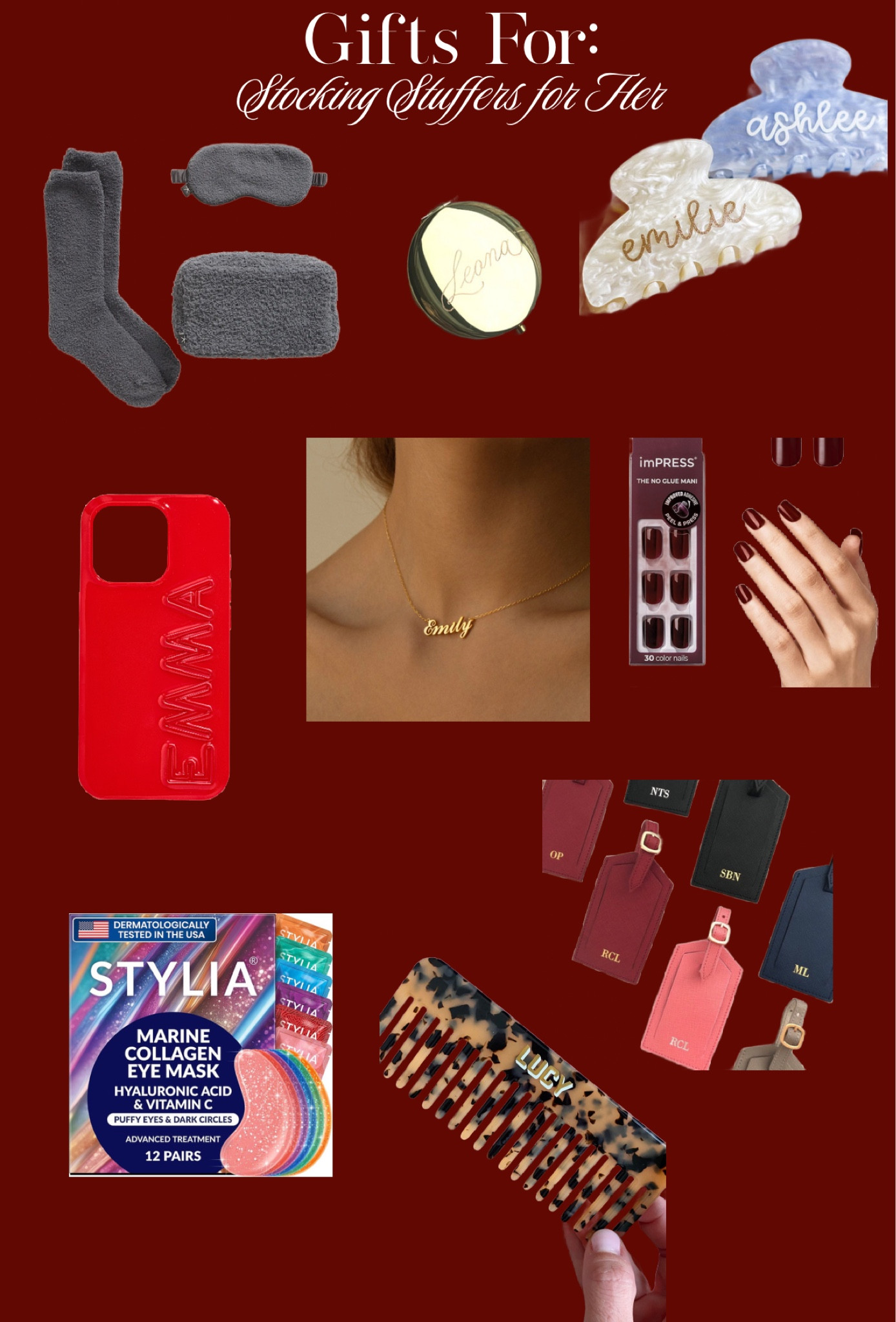 Gift guide/ stocking stuffers for her

#LTKGiftGuide