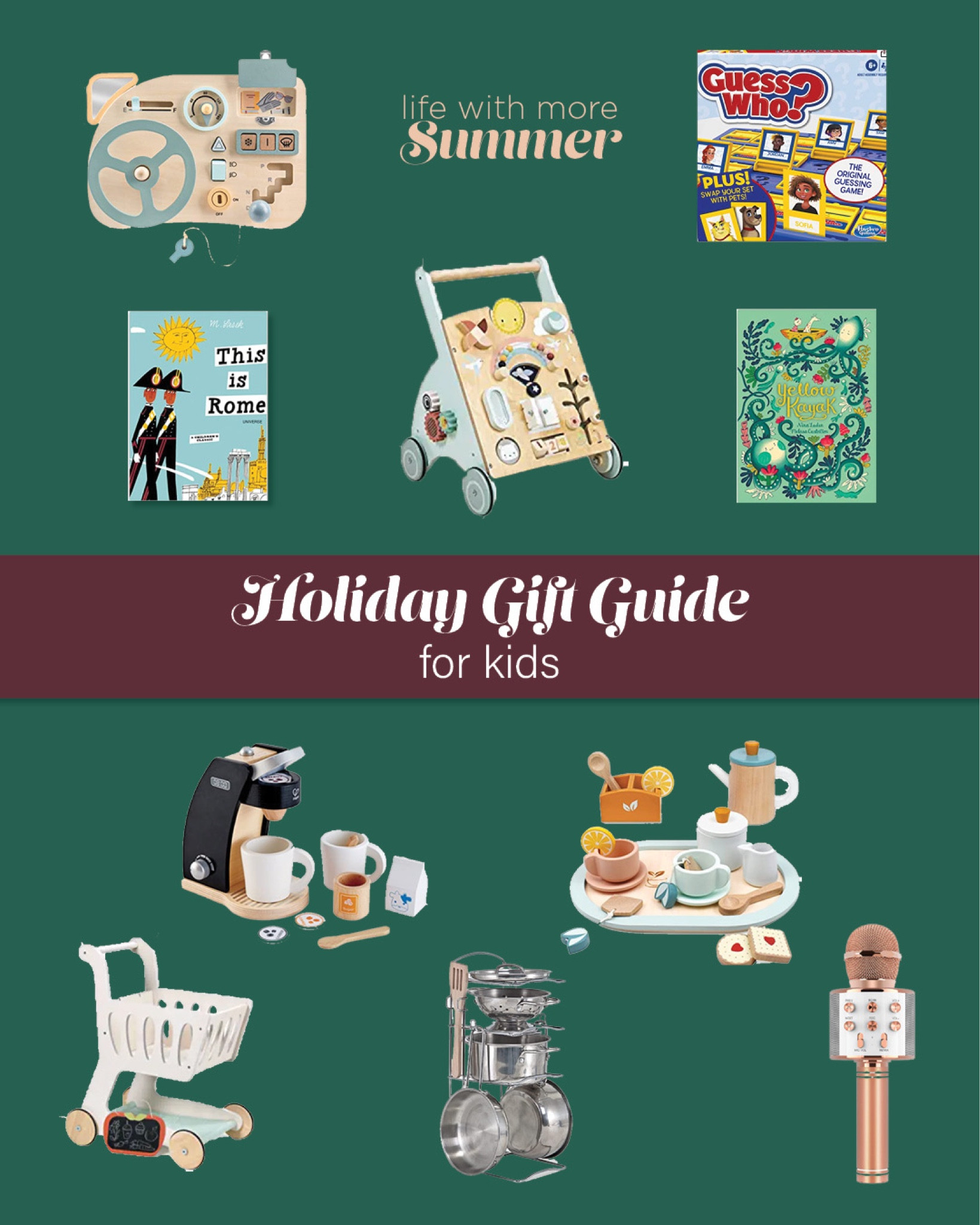 Holiday Gift Guide for Kids is live. 
.
.
.
.
.
.
.
#woodtoys #melissaanddougtoys #childrensbooks #holidaygiftguideforkids #playkitchen 

#LTKhome #LTKkids #LTKHoliday