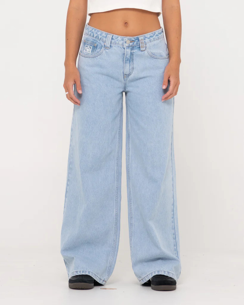 Low Rise Super Wide Leg Jean | Rusty (AU)