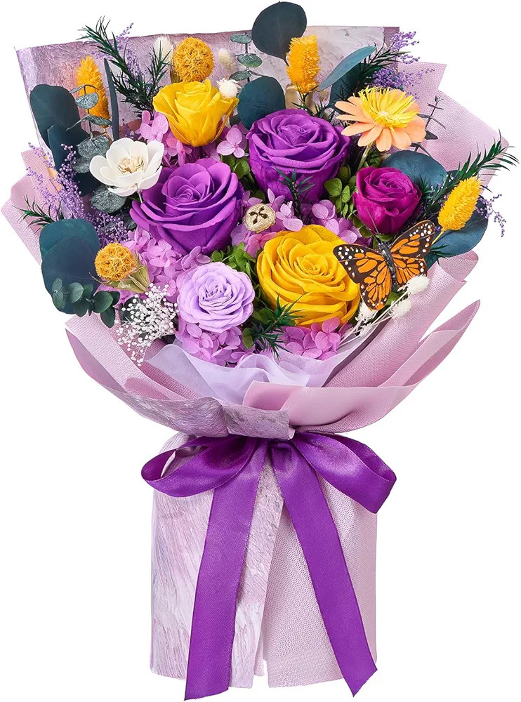 Beaulasting Roses Flowers for Delivery Prime, Roses for Valentine's Day, Forever Flowers Bouquet ... | Amazon (US)