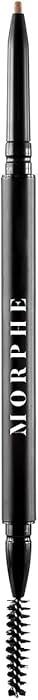 Morphe Micro Dual Eyebrow Pencil - Dual-Ended Brow Pencil Featuring a Retractable, Ultra-Precise,... | Amazon (US)