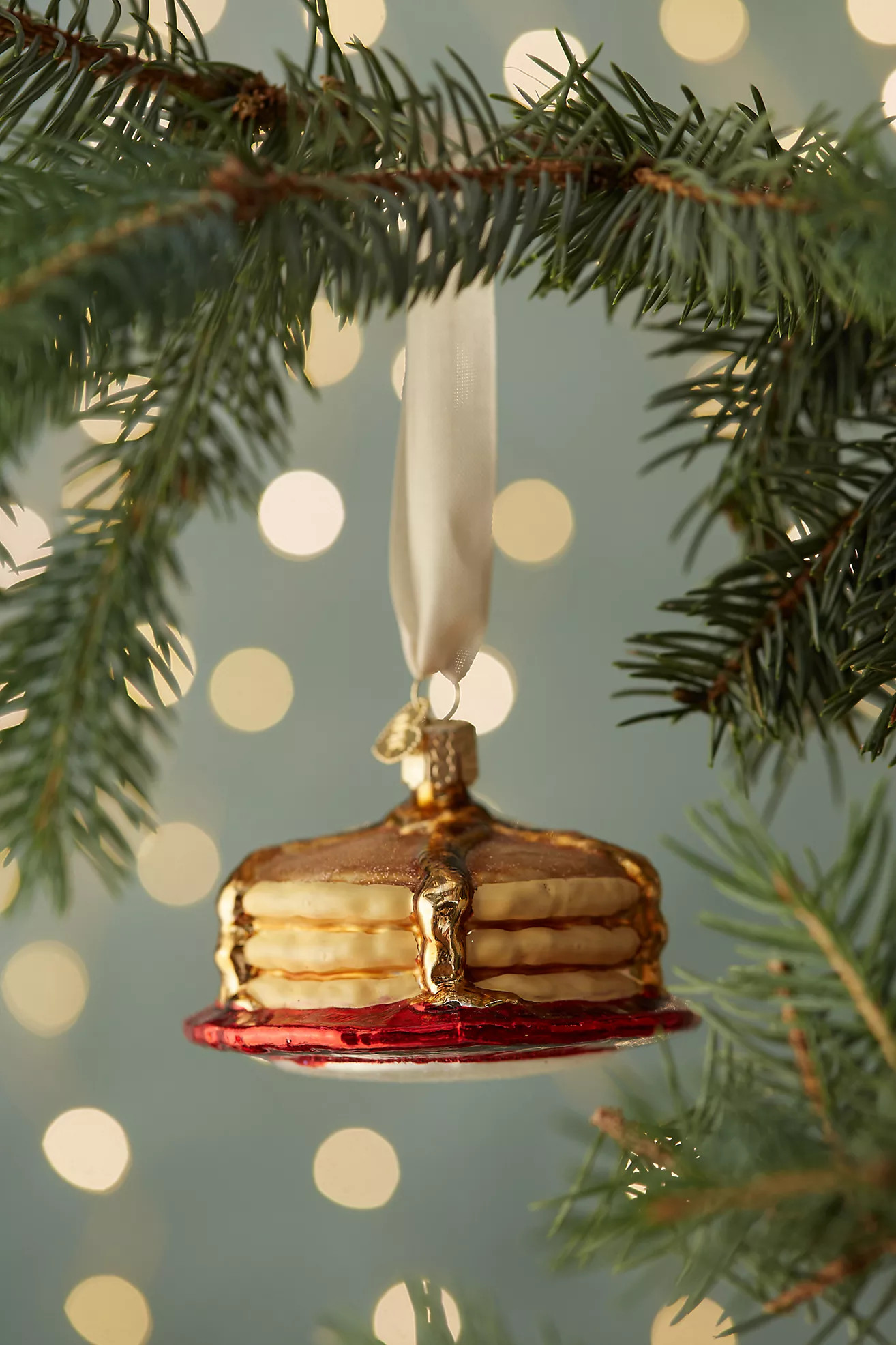 Short Stack Glass Ornament | Anthropologie (US)
