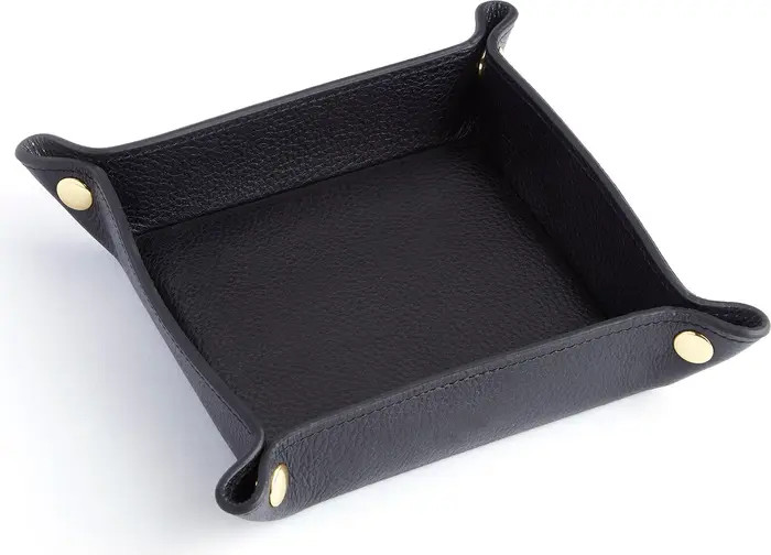 ROYCE New York Catchall Leather Valet Tray | Nordstrom | Nordstrom